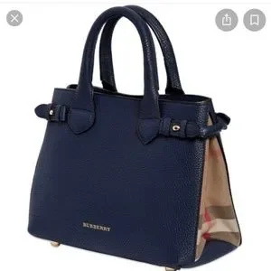 Burberry navy bag new arrivals